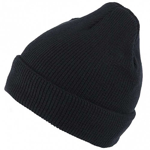 Additional Image 1 - a black beanie on a white background