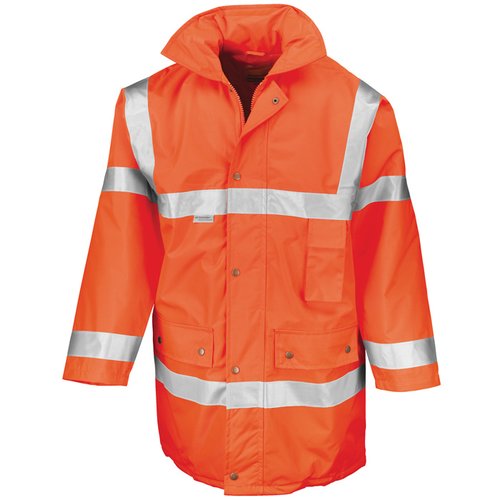 Additional Image 1 - a orange jacket with white stripes