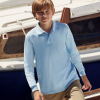 View Image 2 of 2 of Fruit of the Loom Kid's Pique Polo Shirt - Long Sleeves