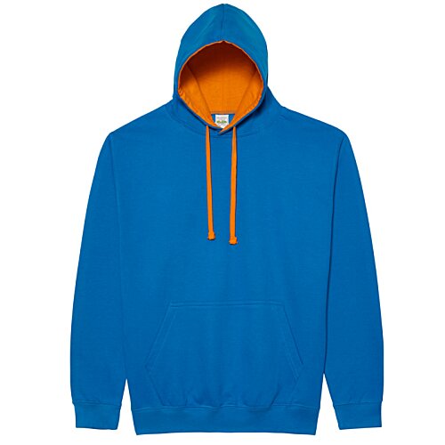 Additional Image 2 - a blue jacket with orange lining