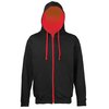 View Image 5 of 10 of AWDis Varsity Zipped Hoodie - Embroidered