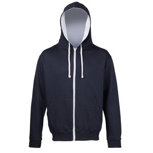 Additional Image 7 - a black and silver zip up jacket