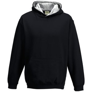 Additional Image 10 - a black sweatshirt with a white collar