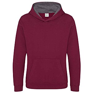 Additional Image 18 - a red hoodie with a grey lining