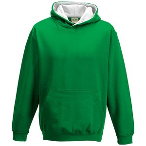 Additional Image 2 - a green sweatshirt with a white collar