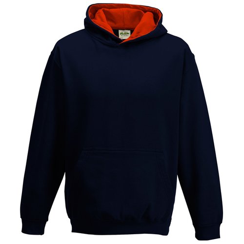Additional Image 16 - a black sweatshirt with a red hood