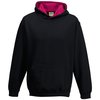 View Image 2 of 19 of AWDis Kid's Varsity Hoodie - Embroidered
