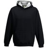 View Image 11 of 19 of AWDis Kid's Varsity Hoodie - Embroidered