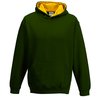 View Image 17 of 19 of AWDis Kid's Varsity Hoodie - Embroidered