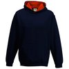 View Image 18 of 19 of AWDis Kid's Varsity Hoodie - Embroidered