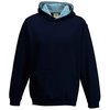 View Image 19 of 19 of AWDis Kid's Varsity Hoodie - Embroidered