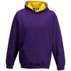 View Image 5 of 19 of AWDis Kid's Varsity Hoodie - Embroidered