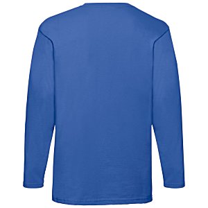 Additional Image 4 - a blue long sleeved shirt