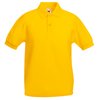 View Image 5 of 12 of Fruit of the Loom Kid's Value Polo Shirt - Colours - Embroidered