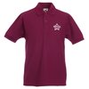 View Image 12 of 12 of Fruit of the Loom Kid's Value Polo Shirt - Colours - Embroidered