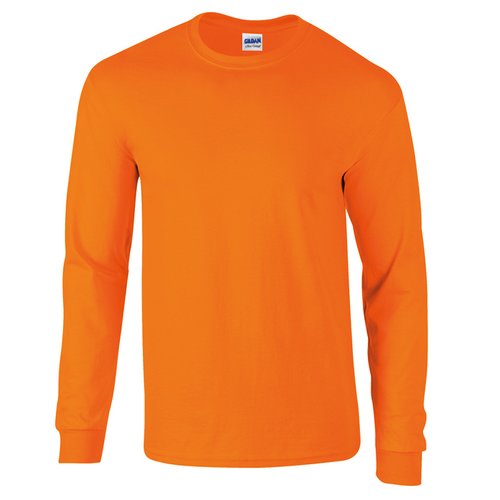 Additional Image 1 - a long sleeved orange shirt