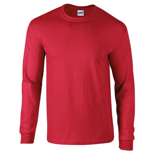 Additional Image 4 - a red long sleeved shirt