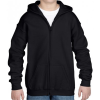 View Image 6 of 6 of DISC Gildan Kids Zipped Hooded Sweatshirt - Printed