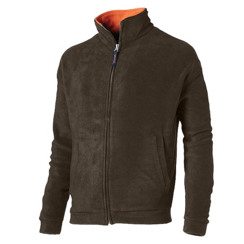 Additional Image 4 - a brown jacket with orange trim