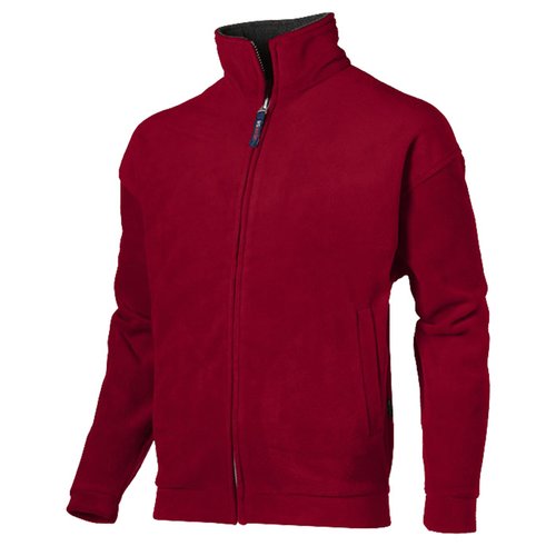 Additional Image 5 - a red sweater with a zipper