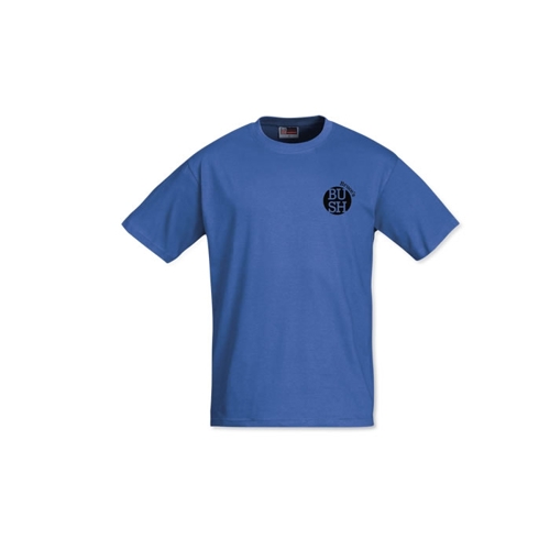 Additional Image 16 - a blue shirt with a black patch on it