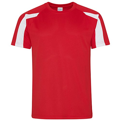 Additional Image 4 - a red shirt with white stripes