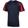 View Image 9 of 10 of AWDis Kid's Contrast Performance T-Shirt