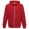 View Image 5 of 8 of DISC AWDis Kids Heather Zipped Hoodie - Embroidered