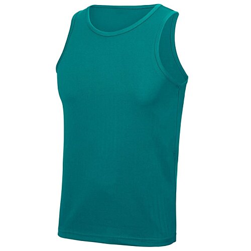 Additional Image 1 - a green tank top on a white background