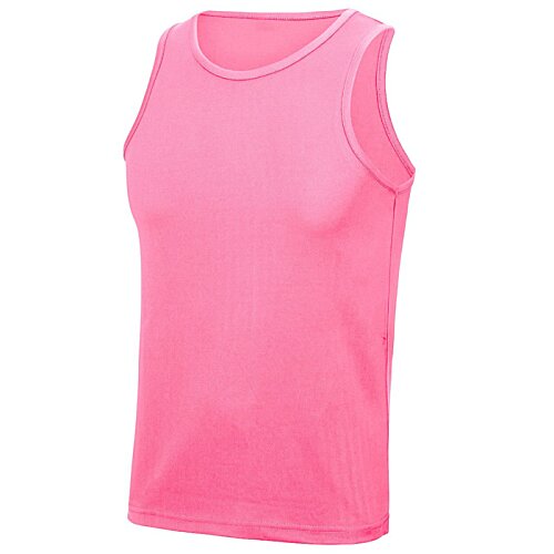 Additional Image 2 - a pink tank top on a white background