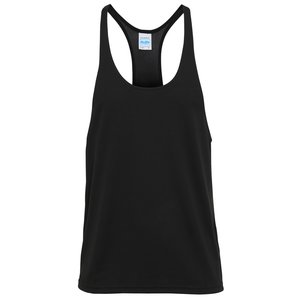 Additional Image 1 - a black tank top with a white background