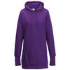 View Image 6 of 7 of AWDis Ladies Longline Hoodie - Embroidered