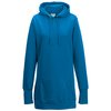 View Image 7 of 7 of AWDis Ladies Longline Hoodie - Embroidered