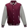 View Image 2 of 17 of AWDis Kid's Varsity Jacket - Embroidered
