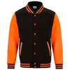 View Image 2 of 5 of DISC AWDis Electric Varsity Jacket - Printed