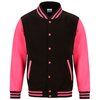 View Image 3 of 5 of DISC AWDis Electric Varsity Jacket - Printed