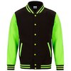 View Image 4 of 5 of DISC AWDis Electric Varsity Jacket - Printed