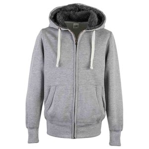 Additional Image 2 - a grey zip up hoodie
