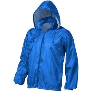 Additional Image 4 - a blue jacket with a hood with Federation Tower in the background