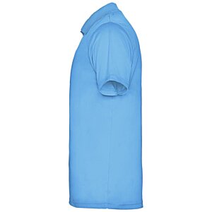 Additional Image 4 - a blue shirt with a short sleeve