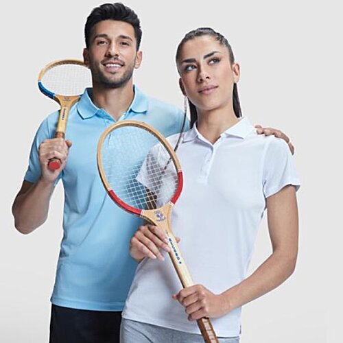 Additional Image 2 - a man and woman holding tennis rackets