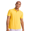 a man in a yellow shirt