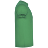 a green object with a white background