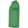 a green object with a white background