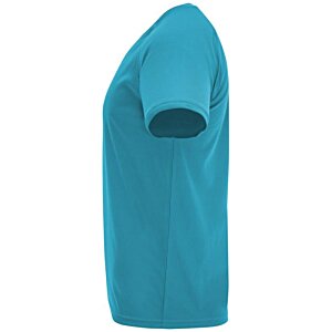 Additional Image 1 - a blue shirt with a short sleeve
