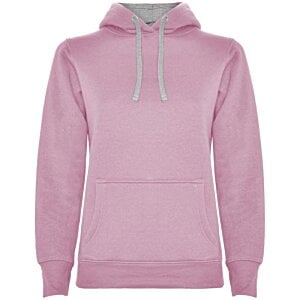 Additional Image 7 - a pink hoodie with a grey hood