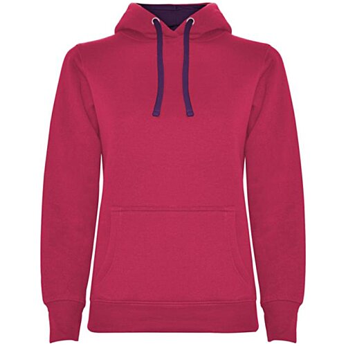 Additional Image 9 - a pink sweatshirt with a blue drawstring