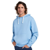 a man in a blue sweatshirt