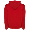 a red hoodie on a white background