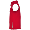 a red vest with a hole in the middle